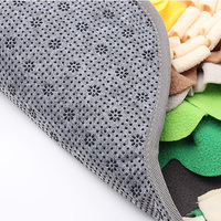 Juguete de alimentación lenta para perros grandes de 60 cm, tapete olfativo suave con forma de flor para juegos de enriquecimiento