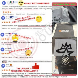 Sacchetti con Cerniera in Plastica Opaca Nera con Logo Dorato Lucido Personalizzato per Calze, Biancheria Intima e Abbigliamento - Product Image 5