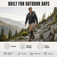 Chaussettes de compression pour la randonnée, le trekking et les activités de plein air, avec soutien du mollet et talon renforcé, OEM