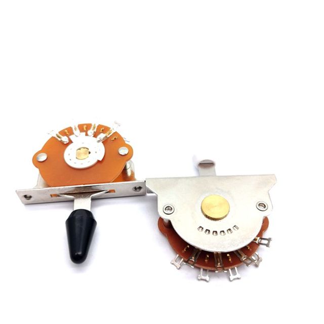 Factory Price  Electric Guitar Part 40mm  3 4 5 Way Metal Selector Lever Electric Guitar Pickup Switches for Stratocaster Guitar