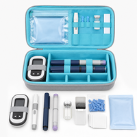Étui de rangement isotherme personnalisé en EVA pour stylo à insuline avec insert en mousse EVA pour emballage en gros