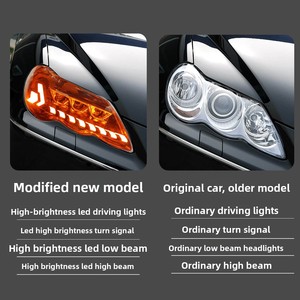 Modification du bloc optique avant pour Toyota Reiz 2005-2009 avec projecteur LED de style Audi, feux de jour et clignotants dynamiques - Product Image 4