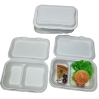 Plateau jetable plat écologique à micro-ondes pour Restaurant assiettes alimentaires rondes en pulpe de canne à sucre biodégradable 5 6 7 8 9 10 pouces