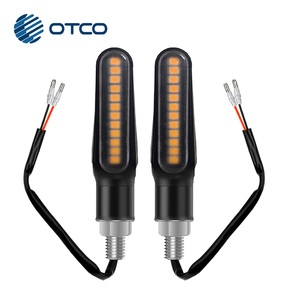 2025 새로운 오토바이 LED 턴 라이트-M8/M10 핏, DIY 앰버/화이트/레드-스마트 호환, 글로벌 자전거 브랜드를 위한 친환경 - Product Image 1