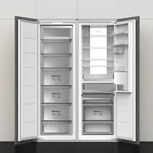 Candor personalizado 1770(H)* 556(W)* 545(D)mm 276L/308L, congelador de nevera integrado, refrigerador lateral a lado
