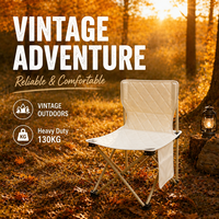 Sac de transport à fermeture éclair en tissu Oxford rembourré à double couche, chaise de camping pliable facilement