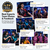 Maillot d'e-sport personnalisé PURE, sublimation, col rond, design gratuit, maillot de jeu entièrement imprimé, t-shirt d'e-sport professionnel pour hommes