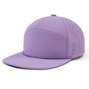 ZZB Gorra Deportiva de Béisbol Personalizada al por Mayor, Perforada con Láser, Transpirable, Impermeable, de Secado Rápido, con Borde Plano y Ventilación con Cuerda - Product Image 3
