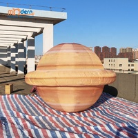 Ballon gonflable géant moderne et coloré pour l'extérieur, en tissu Oxford 210D de 1m, avec éclairage LED RGB, souffleur et télécommande, pour événements et publicité