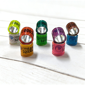 2025 Hoge Kwaliteit Klassieke Gepersonaliseerde Aangepaste Herbruikbare Renring voor Duiven van Plastic met Naam voor Huisdieren Buitengebruik - Product Image 1