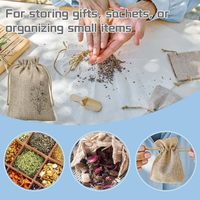 Sacs en lin écologiques avec cordon de serrage, pochette en jute naturelle pour bijoux et cadeaux, logo et taille personnalisés, stock en gros