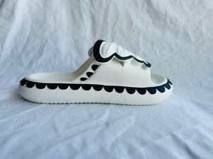 Ciabatte Bianche in EVA con Punta Aperta e Fiocco Decorativo, Antiscivolo, per Uso Domestico Estivo, Taglie 37 38 39 40 - Product Image 6