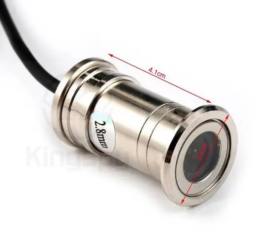 Waterdicht Zilver deur kijkgaatje Mini 800TVL Security CCTV Camera Plug en Play 3.6mm Lens Home Surveillance Camera