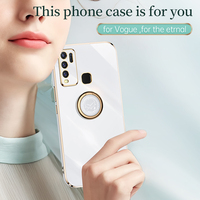 Casing Ponsel Ramah Lingkungan Baru Penutup Ponsel Android Kustom untuk VIVO Y50 Casing Ponsel Dilapisi TPU