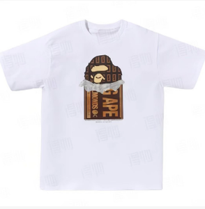 เสื้อยืดดีไซน์เนอร์ Bepeees สำหรับผู้ชาย ปี 2026 <span class=keywords><strong>9</strong></span>.11 ลายพิมพ์ลิงหลวมๆ บนผ้าฝ้าย 100% เสื้อยืดลำลองสไตล์สตรีทแวร์ลายสัตว์ - Product Image 2