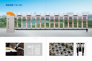 TW903DC Akıllı Erişim Kontrol Turnikesi Sarı, Gri ve Mavi Renklerde Özelleştirilebilir - Product Image 6
