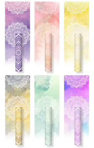 Tapete de Yoga Antideslizante con Estampado Colorido, para Ejercicio y Fitness, con Bolsa de Transporte, Colección de Tapetes de Yoga para Viaje, Accesorios de Pilates - Product Image 3