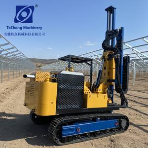 Pile driver solaire 5-en-1 / Installation de pieux, extraction de pieux à vis, forage DTH et vis de fondation tout-en-un pour tous les besoins de fondation - Product Image 1