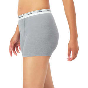 Tessuto personalizzato traspirante fresco elasticizzato cotone <span class=keywords><strong>donna</strong></span> mezza coscia biancheria intima <span class=keywords><strong>Boxer</strong></span> breve - Product Image 2