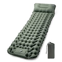 Tapis de voyage gonflable pliable imperméable pour l'extérieur, tapis autogonflant, tapis de couchage, tapis de camping