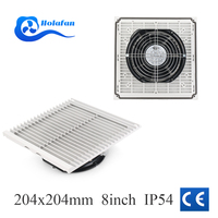 Holafan F6623PB-230 204x204mm 230V IP54 Système de ventilation de type grille pour armoire électrique avec filtre et ventilateur