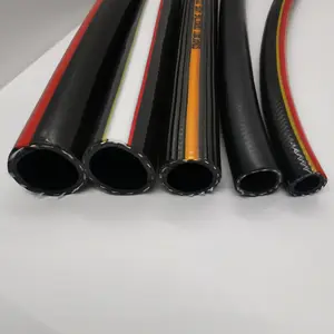 Universal Rubber and Pvc Mixed Air Compressor Air Pressure Hoses Fittings Kit PVC rubber polyester fiber braided woven pump hose