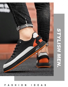 Nouvelles baskets décontractées pour hommes en cuir véritable de première couche de cuir de vache blanc, respirantes, à semelle épaisse en maille, à lacets, en caoutchouc, pour le dropshipping - Product Image 4