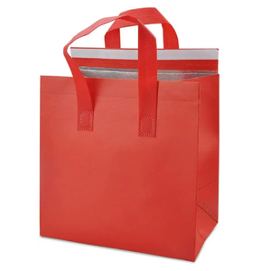 Borsa Termica Monouso in Tessuto Non Tessuto con Rivestimento in Alluminio per Consegna di Bevande e Cibo Caldo e Freddo - Product Image 2