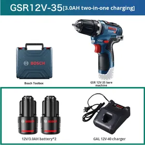 Perceuse-<span class=keywords><strong>visseuse</strong></span> sans fil <span class=keywords><strong>Bosch</strong></span> GSR 12V-35 industrielle à moteur sans balais au lithium - Couple élevé, légère, haute vitesse - Product Image 4