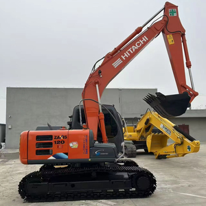 Excavadoras Hidráulicas de Cadenas Hitachi ZX120 de 12 Toneladas de Segunda Mano de Alta Calidad, Usadas, Originales de Japón, Certificadas CE, con Accesorio de Pulgar EPR - Product Image 1