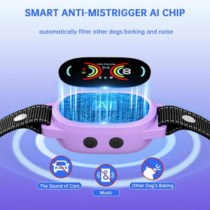 वाटरप्रूफ रिचार्जेबल विरोधी हस्तक्षेप कुत्ते बार्किंग कॉलर कस्टम रंग प्लास्टिक सामग्री छाल नियंत्रण कॉलर कुत्तों के लिए - Product Image 3
