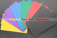 Cartes à puce RFID étanches NFC personnalisables Matériaux en PVC brut coloré pour les promotions publicitaires Produits de contrôle d'accès