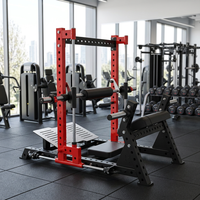 Machine à Hanches 3D Professionnelle à Charge Libre en Acier Robuste pour le Renforcement des Fessiers, Exercices Poitrine et Dos pour la Musculation en Salle de Sport Commerciale