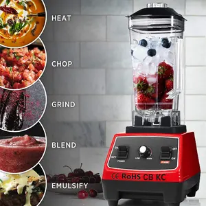 Küçük ev aletleri çok fonksiyonlu licuadora yüksek hızlı meyve sıkacağı smoothie mikser ağır elektrikli mutfak blender ticari