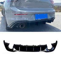 Car Front Bumper Spoiler Lip Diffuser Modification Part For Volkswagen Golf 8 Bumper Guard Protector Cover Car Accessories