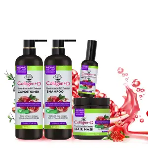 Conjunto de cuidados capilares do oem/do fornecedor chinês conjunto da etiqueta privada do cabelo da natureza umidade conjuntos de shampoo da guava