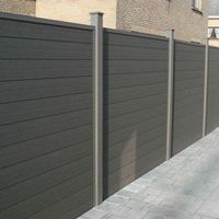 Precio de fábrica Europa Almacén Fácil de instalar Panel de valla de jardín WPC para exteriores Ensamblar tableros de valla compuestos WPC