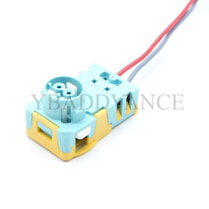 Enchufe de conector eléctrico PBT GF15 azul amarillo de 2 pines para volante automotriz - Product Image 5