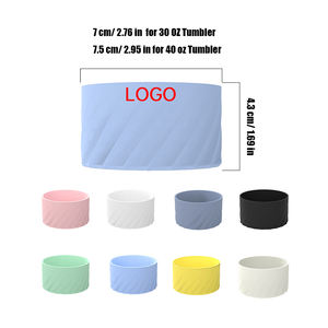 Housse <span class=keywords><strong>de</strong></span> protection en silicone antidérapante réutilisable pour tasse <span class=keywords><strong>de</strong></span> 30 oz et 40 oz, pour le <span class=keywords><strong>camping</strong></span> et <span class=keywords><strong>la</strong></span> maison, 7 cm, 7,5 cm - Product Image 2