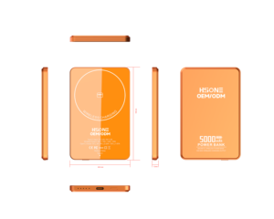 L148A พาวเวอร์แบงค์แม่เหล็กไร้สาย 5000mAh พร้อมระบบชาร์จเร็วคู่ 15W 20W และไฟ LED แสดงสถานะ - Product Image 2