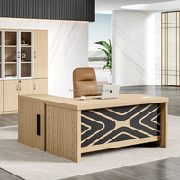 Réception Bureau de direction antimoderne Mobilier de bureau en bois Bureau d'ordinateur Tables de jeu Ensemble Bureau de jeu