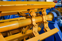 Découseuse électrique industrielle pour bobines d'acier, capacité 5 à 10 tonnes, avec fonctions de déchargement, chargement et expansion
