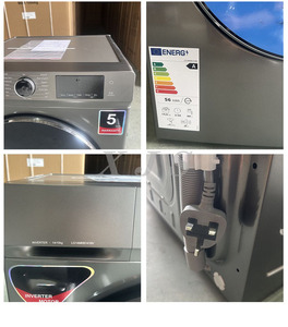 Lave-linge et sèche-linge intelligents 2-en-1 à chargement frontal 9 kg pour usage domestique - Product Image 4
