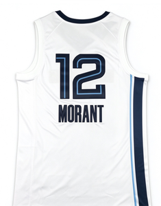 Memphis Basketball Trikot Boozer 27 Morant 12 Bibby 10 Herren Genähte Atmungsaktive Sportweste Basketball-Uniform - Product Image 2