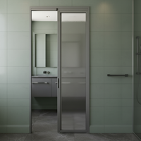 Portes coulissantes et pliantes en verre double vitrage étanche pour patio, modèle PT