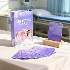 Tarjetas de Afirmaciones Motivacionales para el Cuidado Personal con Soporte de Madera, Tarjetas de Felicitación Personalizadas con Frases Positivas, Set de Regalo para el Bienestar Femenino - Product Image 6