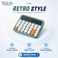 Calculatrice scientifique électronique à 12 chiffres, grand écran LCD, alimentée par énergie solaire, piles AAA, touches colorées pour des calculs complets