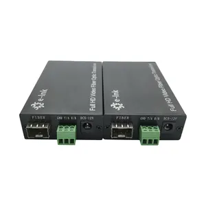 1080P HDMI over Fiber Extender with RS232 + Audio 20KM Transmission Distance HD Video Streaming