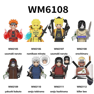 Jouets de construction Naruto Ninja War Bricks, figurines d'action anime, collection de blocs de construction - Product Image 5
