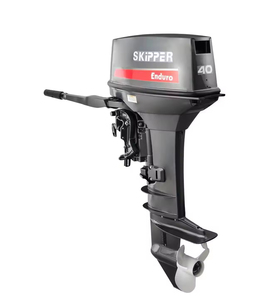 Nouveau moteur hors-bord à essence haute puissance 40 CV, 2 temps, 2 cylindres, 246 cm³, refroidissement par eau, inclinaison manuelle, engrenage F-N-R - Product Image 2
